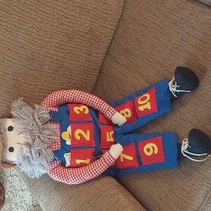 Alma's Designs This Old Man Learning To Count Number 1-10 Doll 27"